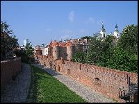 Varavsk hradby s barbaknem