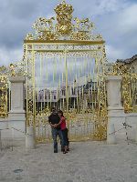 Petr s Janou u zlat brny Versailles