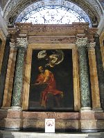 Sv. Matou s andlem od Caravaggia