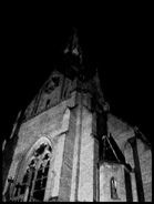 erven kostel v noci