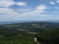Pohled na Pomezky a Horn pu ze Svorov hory